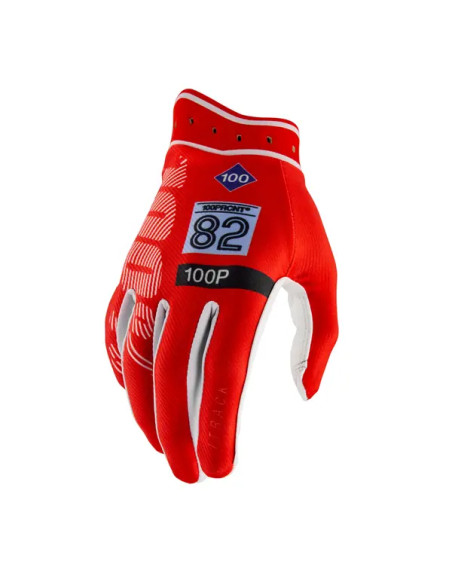 100% Handschuhe - GLOVES ITRACK RED/WHITE - XL
