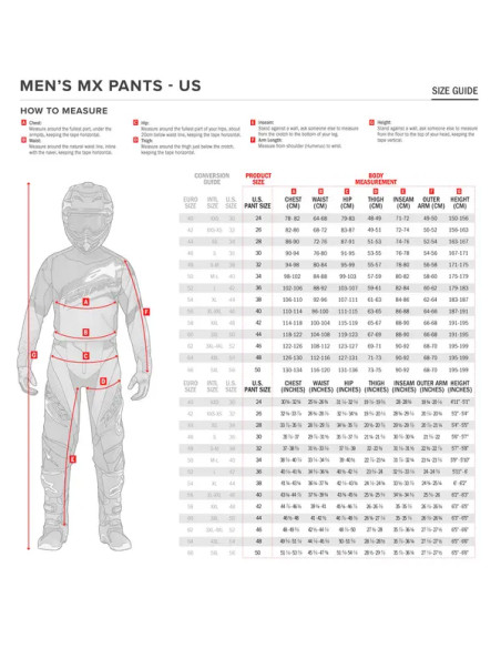 ALPINESTARS(MX) Hosen - Einbaubeispiel