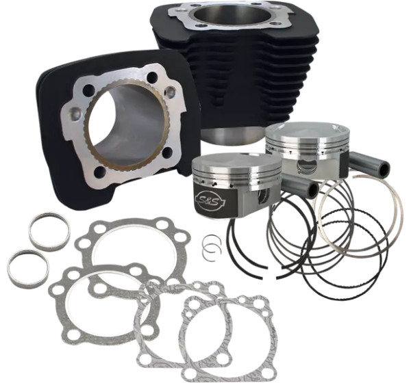 S&ampS CYCLE Zylinder, Zylindersätze & Big Bore Sätze - CYLINDER KT 1250 BLK 10.3