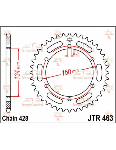 JT SPROCKETS Ritzel & Kettenräder - Detailansicht