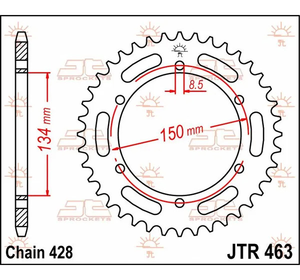 JT SPROCKETS Ritzel & Kettenräder - Detailansicht