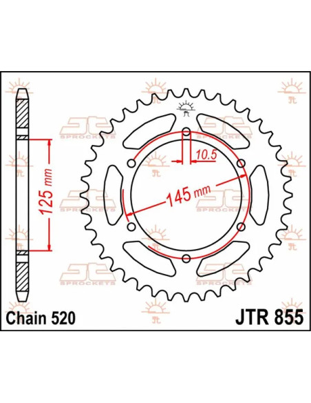 JT SPROCKETS Ritzel & Kettenräder - Detailansicht