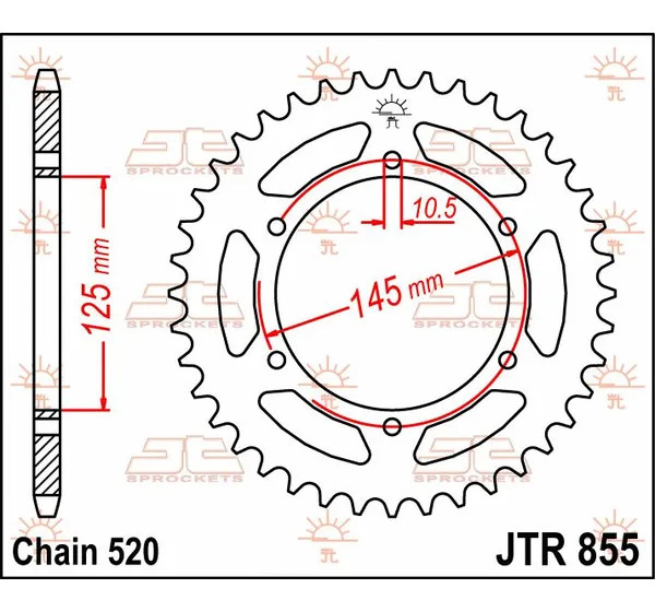 JT SPROCKETS Ritzel & Kettenräder - Detailansicht