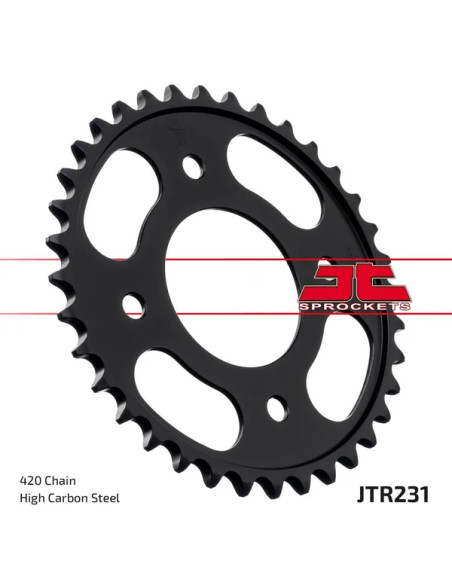 JT SPROCKETS Ritzel & Kettenräder für HONDA C 125 ABS 2018-2024