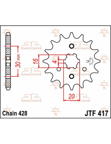 JT SPROCKETS Ritzel & Kettenräder - Detailansicht