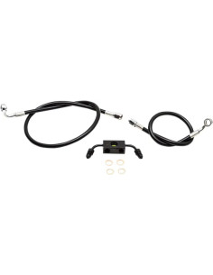 Schwarzes Geflochtenes Bremsleitungs-Kit