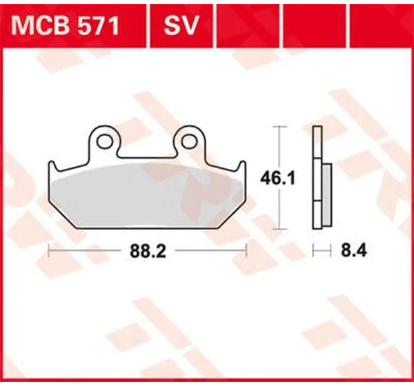 TRW Bremsbeläge & Bremsbacken für HONDA NX 650 1990-1995
