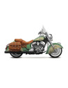 4" Slip-On Schalldämpfer Duals für Indian Chief Vintage, Dark Horse