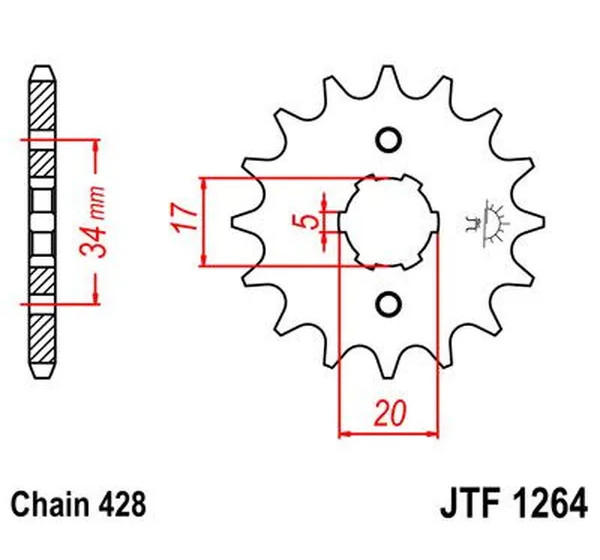 JT SPROCKETS Ritzel & Kettenräder - Detailansicht