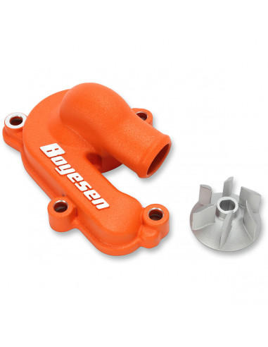 BOYESEN WASSERPUMPENABDECKUNG & IMPELLERSÄTZE ALUMINIUM ORANGE