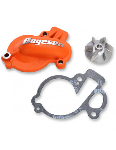 BOYESEN WASSERPUMPENABDECKUNG & IMPELLERSÄTZE ALUMINIUM ORANGE