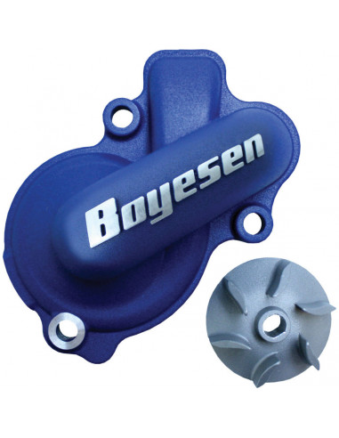 BOYESEN WASSERPUMPENABDECKUNG & IMPELLERSÄTZE ALUMINIUM BLAU