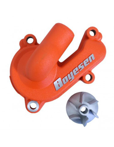 BOYESEN WASSERPUMPENABDECKUNG & IMPELLERSÄTZE ALUMINIUM ORANGE