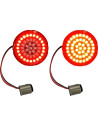 Genesis® 4 LED-Blinkereinsätze mit rotem Ring
