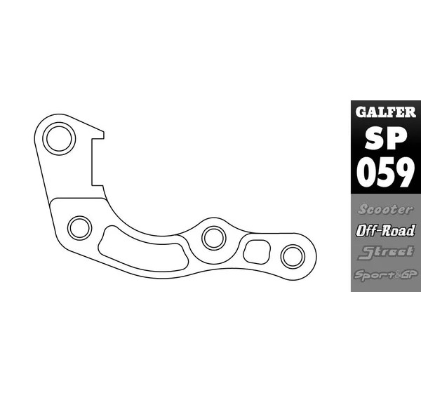 GALFER Montagematerial & Zubehör für HONDA CRF 150 R ab 2019