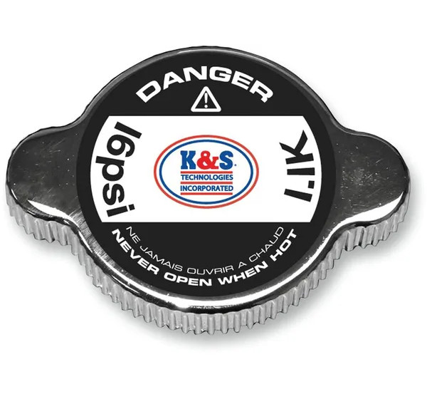 K&S TECHNOLOGIES Kühlsysteme - RADIATR CAP STD CHR 16PSI