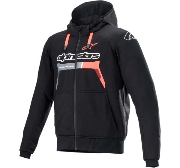 ALPINESTARS Jacken - JACKET HOOD CHROME BK/RD 4X