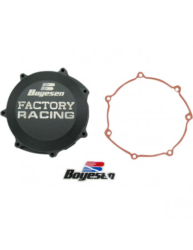 BOYESEN KUPPLUNGSDECKEL FACTORY RACING ALUMINIUM ERSATZ SCHWARZ