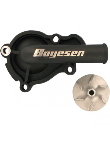 BOYESEN WASSERPUMPENABDECKUNG & IMPELLERSÄTZE ALUMINIUM SCHWARZ