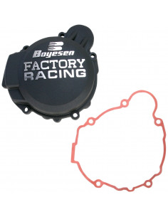BOYESEN ZÜNDUNGSABDECKUNG FACTORY RACING ALUMINIUM ERSATZ PULVERBESCHICHTET SCHWARZ
