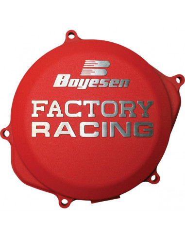 BOYESEN KUPPLUNGSDECKEL FACTORY RACING ALUMINIUM ERSATZ ROT