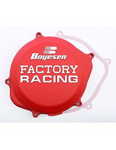 BOYESEN KUPPLUNGSDECKEL FACTORY RACING ALUMINIUM ERSATZ ROT