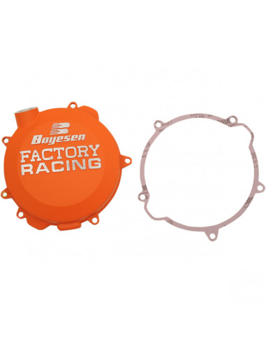 BOYESEN KUPPLUNGSDECKEL FACTORY RACING ALUMINIUM ERSATZ ORANGE