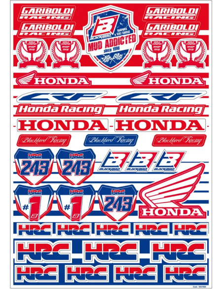 BLACKBIRD RACING Dekorsätze & Aufkleber - DECAL LOGO KIT GAR PVC
