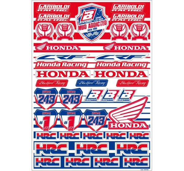 BLACKBIRD RACING Dekorsätze & Aufkleber - DECAL LOGO KIT GAR PVC