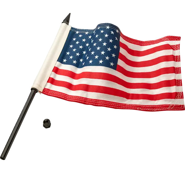 CIRO Karosserieteile & Schutzbleche - FLAG POLE 12 WITH 6 x 9 AMERIC