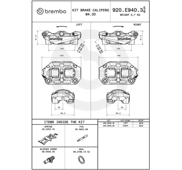 BREMBO Bremssattel Bild 4