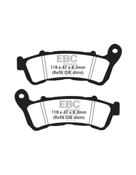 EBC Bremsbeläge & Bremsbacken für SUZUKI UX 125 2008-2014