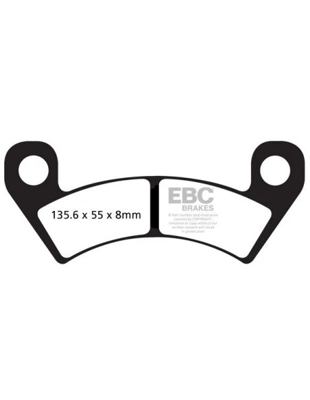 EBC Bremsbeläge & Bremsbacken für ARCTIC CAT (TEXTRON) WILDCAT 4 1000 EFI HO 4X4 2013-2016