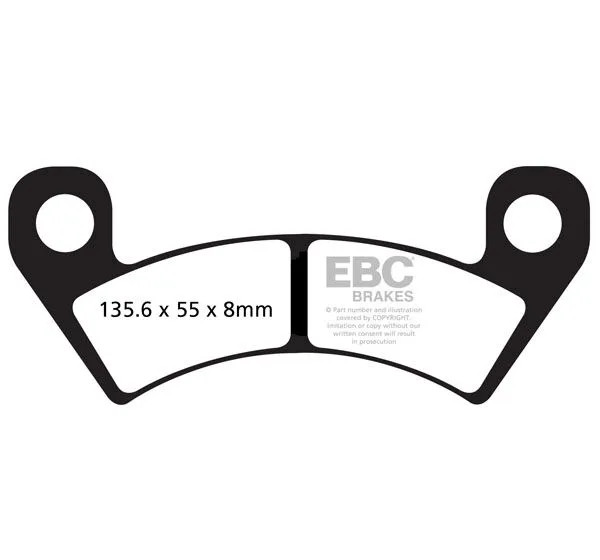EBC Bremsbeläge & Bremsbacken für ARCTIC CAT (TEXTRON) WILDCAT 4 1000 EFI HO 4X4 2013-2016