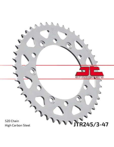 JT SPROCKETS Ritzel & Kettenräder für HONDA XR 200 R 1984-2002