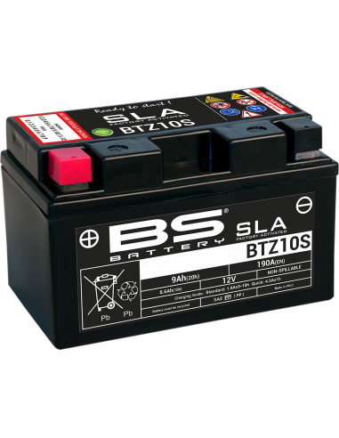 BS BATTERY BATTERIE BTZ10S SLA 12V 190 A