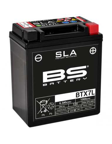 BS BATTERY BATTERIE BTX7L SLA 12V 100 A