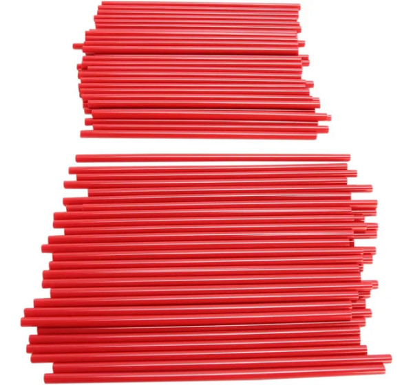 EMGO Montagematerial & Zubehör - SPOKE COVERS RED 80PK
