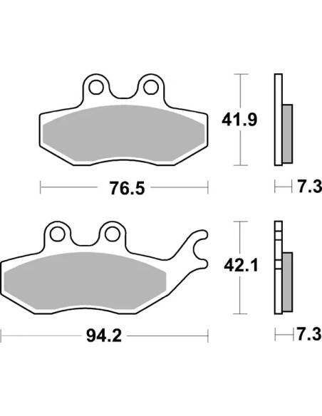 SBS Bremsbeläge & Bremsbacken - Detailansicht