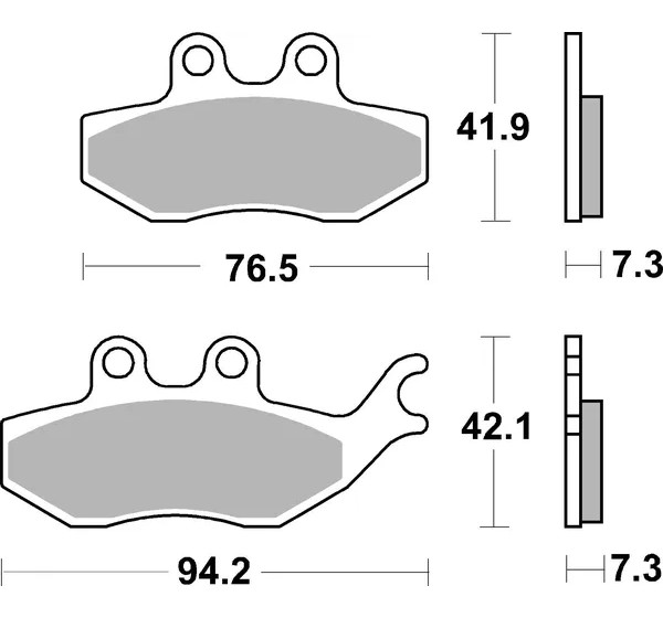 SBS Bremsbeläge & Bremsbacken - Detailansicht