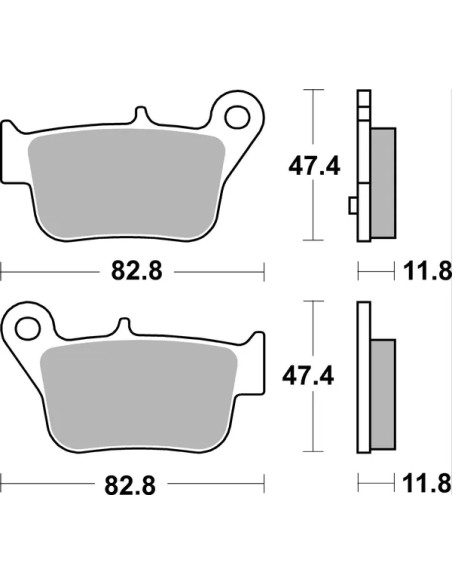 SBS Bremsbeläge & Bremsbacken - Detailansicht