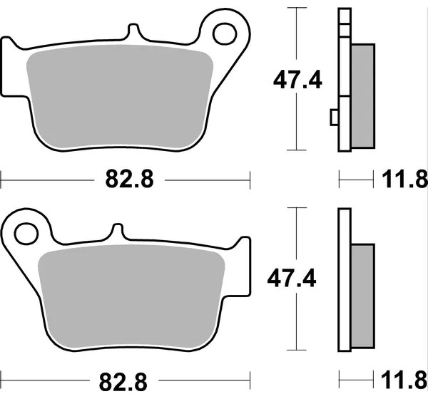 SBS Bremsbeläge & Bremsbacken - Detailansicht