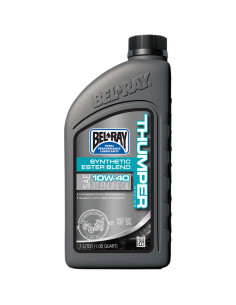 BEL-RAY THUMPER RACING SYNTHETISCHE ESTER MISCHUNG 4-TAKT-MOTORENÖL 10W-40 1 LITER 2