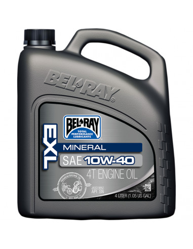 BEL-RAY EXL MINERALISCHES 4-TAKT-MOTORENÖL 10W-40 4 LITER