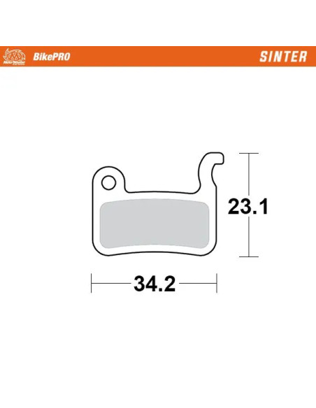MOTO-MASTER Bremsbeläge - BRAKE PAD SINTER
