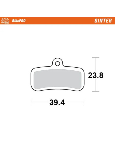 MOTO-MASTER Bremsbeläge - BRAKE PAD SINTER