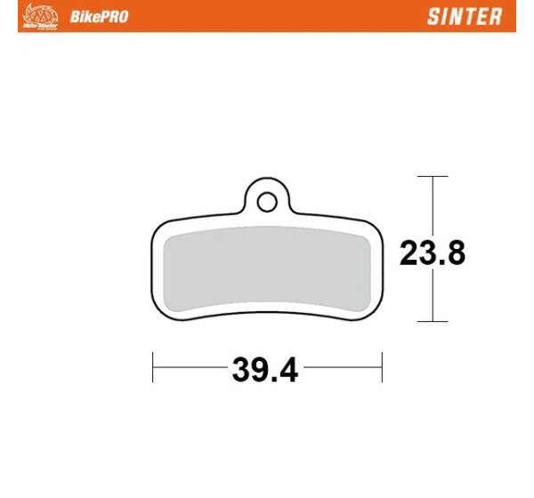 MOTO-MASTER Bremsbeläge - BRAKE PAD SINTER