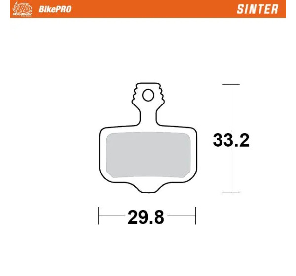 MOTO-MASTER Bremsbeläge - BRAKE PAD SINTER