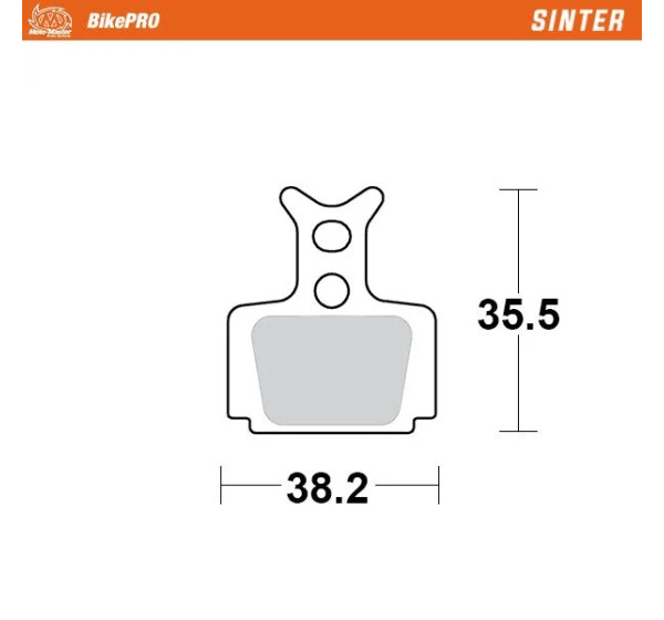 MOTO-MASTER Bremsbeläge - BRAKE PAD SINTER