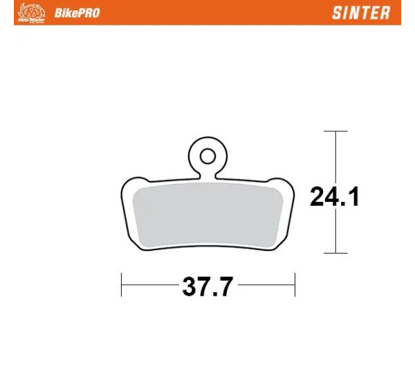 MOTO-MASTER Bremsbeläge - BRAKE PAD SINTER